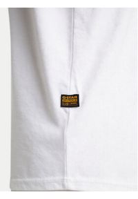 G-Star RAW - G-Star Raw T-Shirt Lash D16396-B353-110 L Biały Relaxed Fit. Kolor: biały. Materiał: bawełna #3