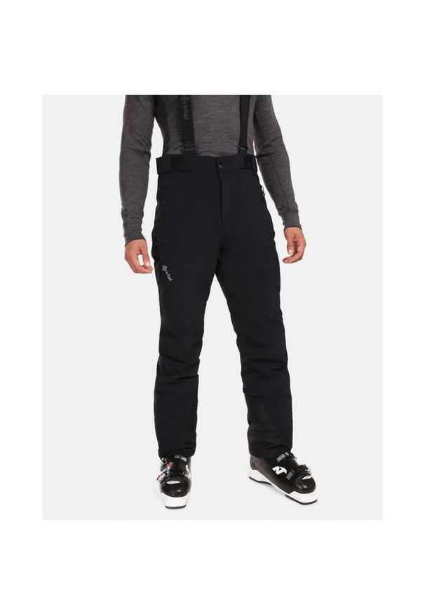 Męskie luksusowe spodnie narciarskie Kilpi LTD THEMIS-M. Kolor: czarny. Materiał: nylon. Sezon: zima. Sport: narciarstwo