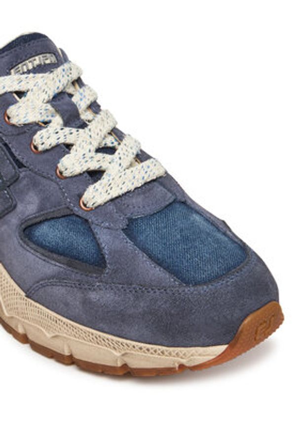 Enterprise Japan Sneakersy BB5017 PX079 Granatowy. Kolor: niebieski. Materiał: zamsz, skóra