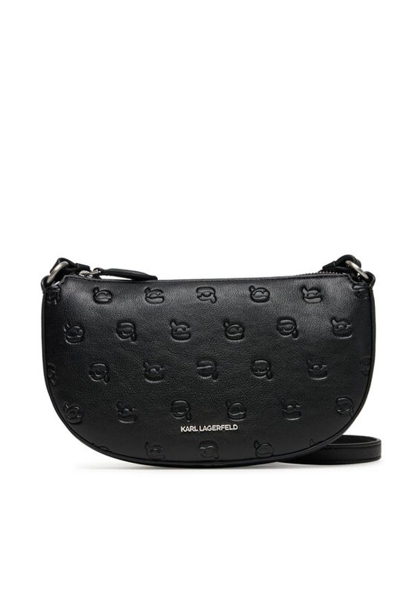 Karl Lagerfeld - KARL LAGERFELD Torebka A3W32090 Czarny. Kolor: czarny. Materiał: skórzane