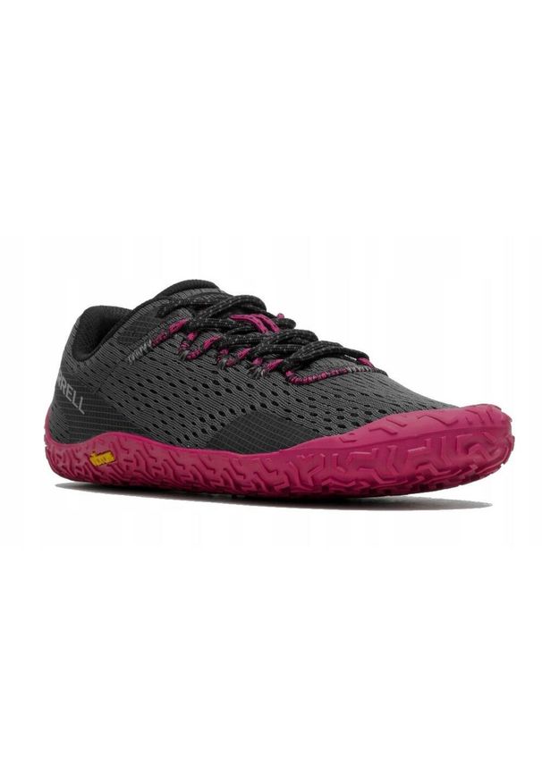 Buty biegowe dla kobiet Merrell Vapro Glove 6. Kolor: różowy. Materiał: syntetyk, materiał. Sport: bieganie