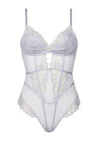 Hunkemöller Body 301936 Fioletowy. Kolor: fioletowy. Materiał: syntetyk