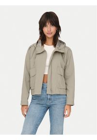 only - ONLY Kurtka przejściowa Mamba 15308621 Beżowy Regular Fit. Kolor: beżowy. Materiał: syntetyk #1