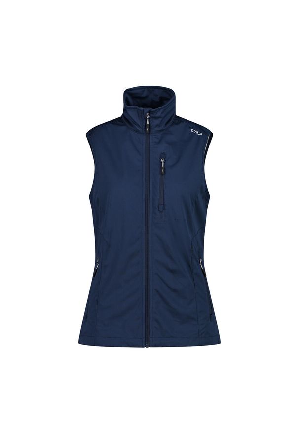 Kamizelka damska CMP. Kolor: niebieski. Materiał: dzianina. Sport: turystyka piesza