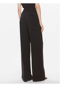 Calvin Klein Spodnie materiałowe K20K206774 Czarny Wide Leg. Kolor: czarny. Materiał: materiał, syntetyk