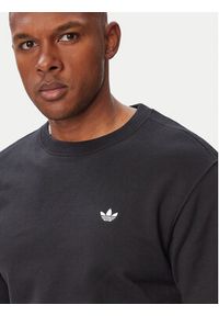 Adidas - adidas Bluza Trefoil Essentials KR3462 Czarny Regular Fit. Kolor: czarny. Materiał: bawełna #5
