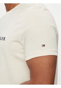 TOMMY HILFIGER - Tommy Hilfiger T-Shirt Logo MW0MW11797 Beżowy Regular Fit. Kolor: beżowy. Materiał: bawełna #2