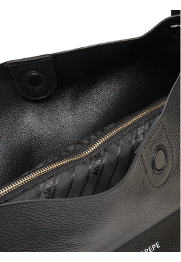 Patrizia Pepe Torebka 2B0130/L148 Czarny. Kolor: czarny. Materiał: skórzane