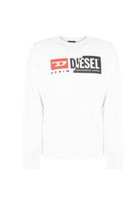 Diesel Bluza "S-Girk" | A00349-0IAJH-100 | Mężczyzna | Biały. Okazja: na co dzień. Kolor: biały. Materiał: bawełna. Wzór: nadruk. Styl: sportowy, casual, klasyczny, elegancki #1