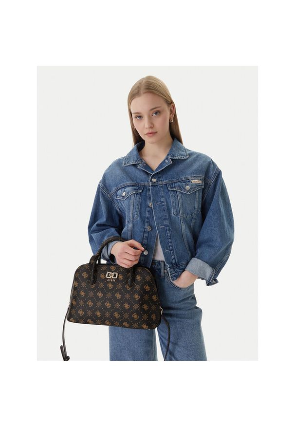 Torebka Guess. Kolor: brązowy