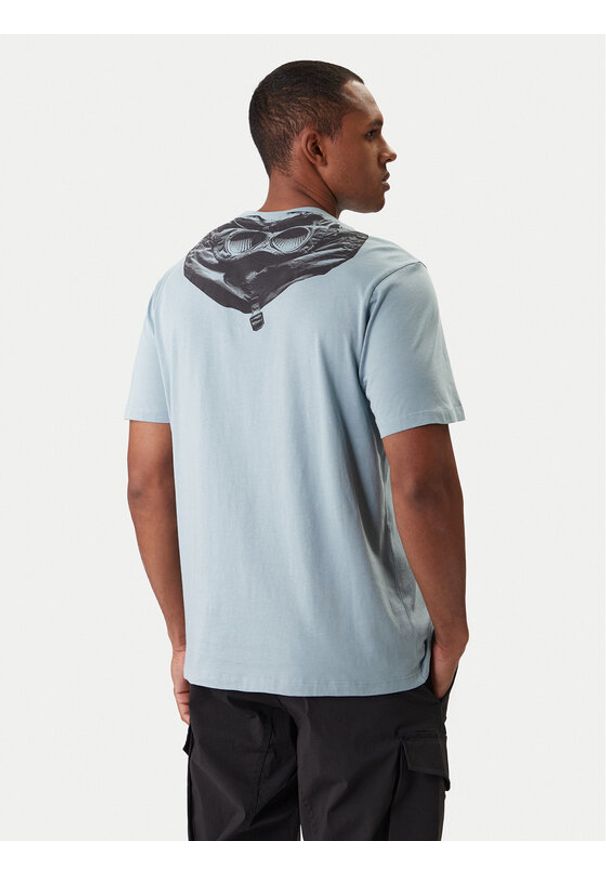 C.P. Company T-Shirt 20CMTS725A005100W Niebieski Regular Fit. Kolor: niebieski. Materiał: bawełna