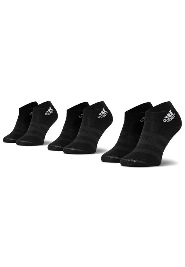 Adidas - adidas Zestaw 3 par niskich skarpet unisex Light Ank 3Pp DZ9436 Czarny. Kolor: czarny