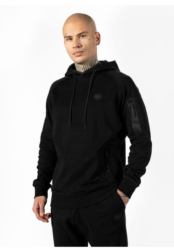 PITBULL - Bluza sportowa męska Pitbull West Coast Stafford Hooded. Typ kołnierza: kaptur. Kolor: czarny