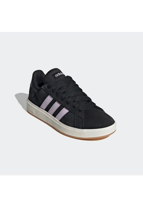 Adidas - Sneakersy ADIDAS Grand Court 00s. Kolor: czarny. Materiał: guma, kauczuk, syntetyk. Szerokość cholewki: normalna