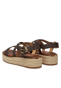 MICHAEL Michael Kors Espadryle Lynn 40S5LYFS1B Brązowy. Kolor: brązowy. Materiał: skóra