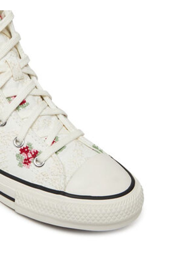 Converse Trampki Chuck Taylor All Star Vintage Embroidery A12635C Biały. Kolor: biały. Materiał: materiał. Styl: vintage