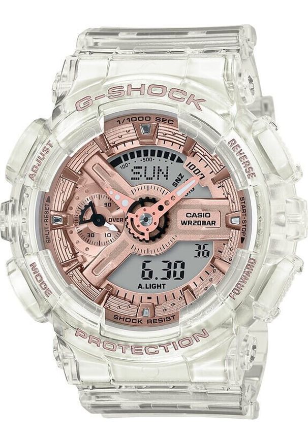 G-Shock - G-SHOCK ZEGAREK WOMEN GMA-S110SR-7AER. Rodzaj zegarka: analogowe