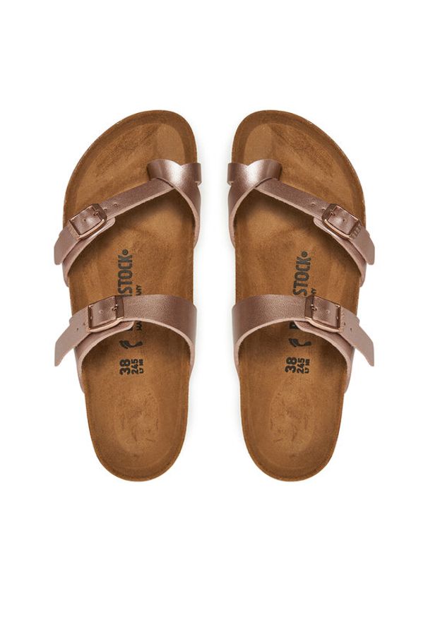Birkenstock Japonki Mayari 1029817 Różowy. Kolor: różowy. Materiał: skóra