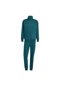 Adidas - Dres Sportswear Basic 3-Stripes Fleece. Kolor: niebieski. Materiał: dresówka