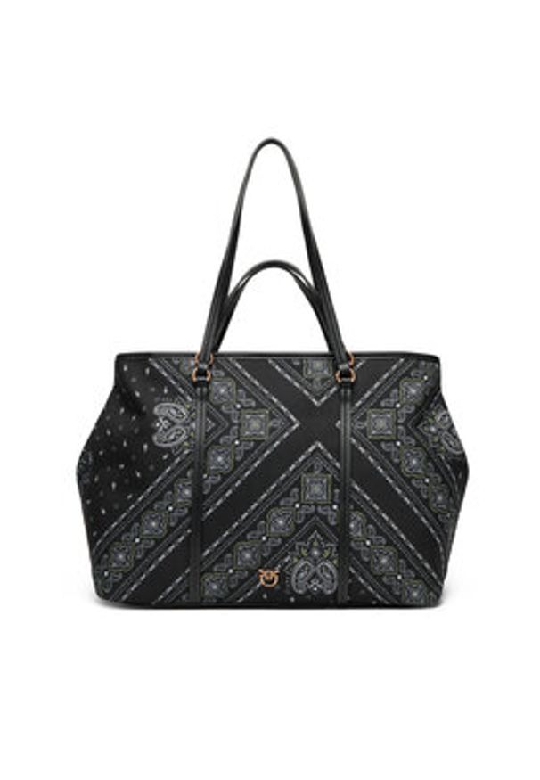 Pinko - PINKO Torebka Shopper Extra PE 25 PLTT104900 A2AS Czarny. Kolor: czarny