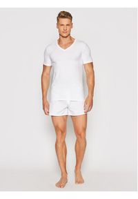 Hanro Podkoszulek Superior 3089 Biały Slim Fit. Kolor: biały. Materiał: bawełna #3