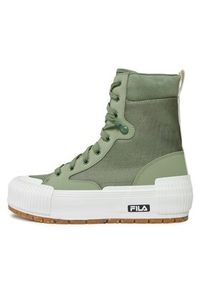 Fila Trampki Cityblock High Platform Wmn FFW0375.60045 Zielony. Kolor: zielony. Materiał: materiał. Obcas: na platformie #6