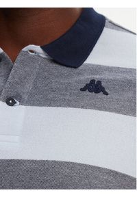 Robe di Kappa Polo Ming 64126KW Niebieski Slim Fit. Typ kołnierza: polo. Kolor: niebieski. Materiał: bawełna #3