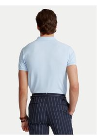 Polo Ralph Lauren Polo Core Replen 710795080 Błękitny Slim Fit. Typ kołnierza: polo. Kolor: niebieski. Materiał: bawełna #3