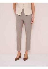 Sinsay - Spodnie cygaretki - beżowy. Kolor: beżowy #1