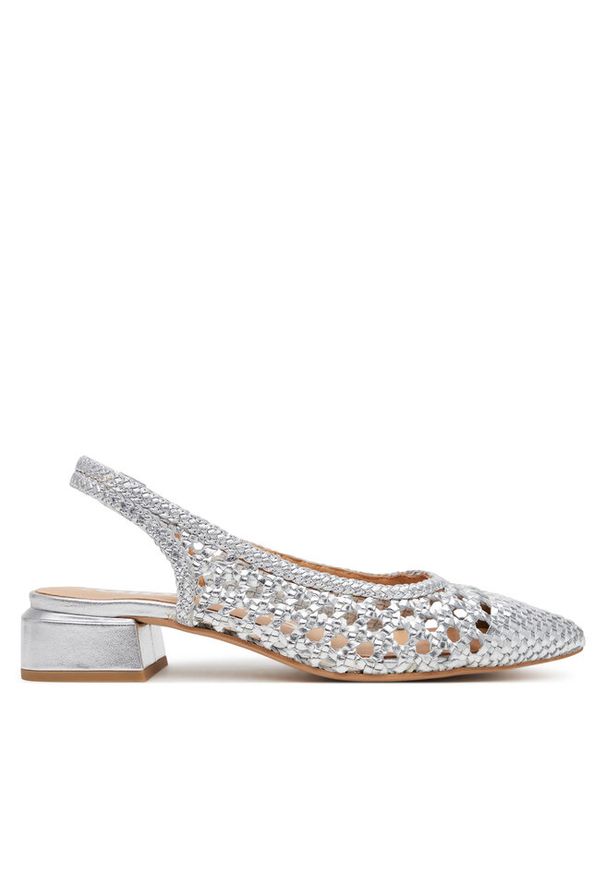 Czółenka Gioseppo. Kolor: srebrny