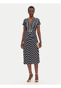 Joseph Ribkoff Sukienka dzianinowa 251295X Granatowy Regular Fit. Kolor: niebieski. Materiał: syntetyk #2