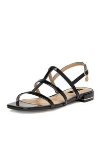 Nine West Sandały CEO-R26SS01558 Czarny. Kolor: czarny. Materiał: materiał #4