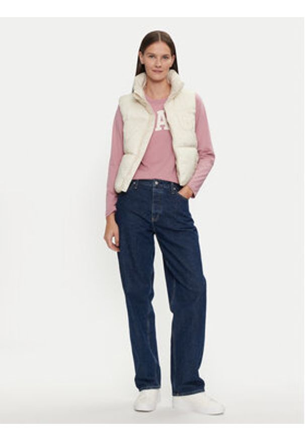 GAP - Gap Bluzka 534389-01 Różowy Relaxed Fit. Kolor: różowy. Materiał: bawełna