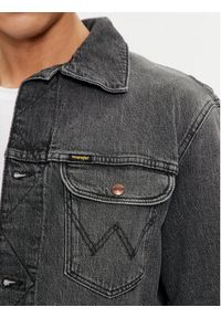 Wrangler Kurtka jeansowa 112350179 Szary Regular Fit. Kolor: szary. Materiał: bawełna #4