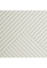 Wittchen - Średnia walizka z polikarbonu w paseczki biała. Kolor: biały. Materiał: guma, tworzywo sztuczne. Wzór: geometria