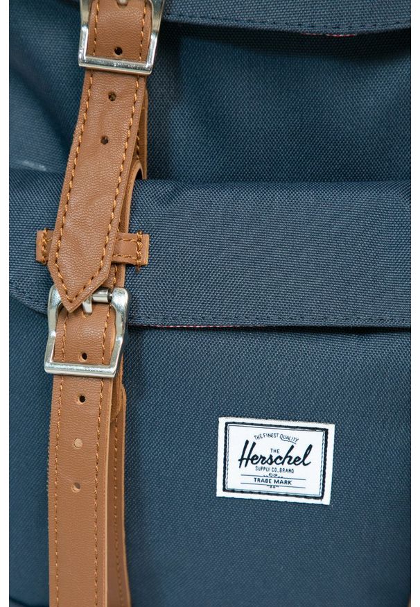 Herschel - Plecak. Kolor: niebieski. Wzór: paski