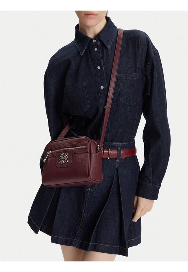 Nine West Torebka CEO-LA374-4357 Bordowy. Kolor: czerwony