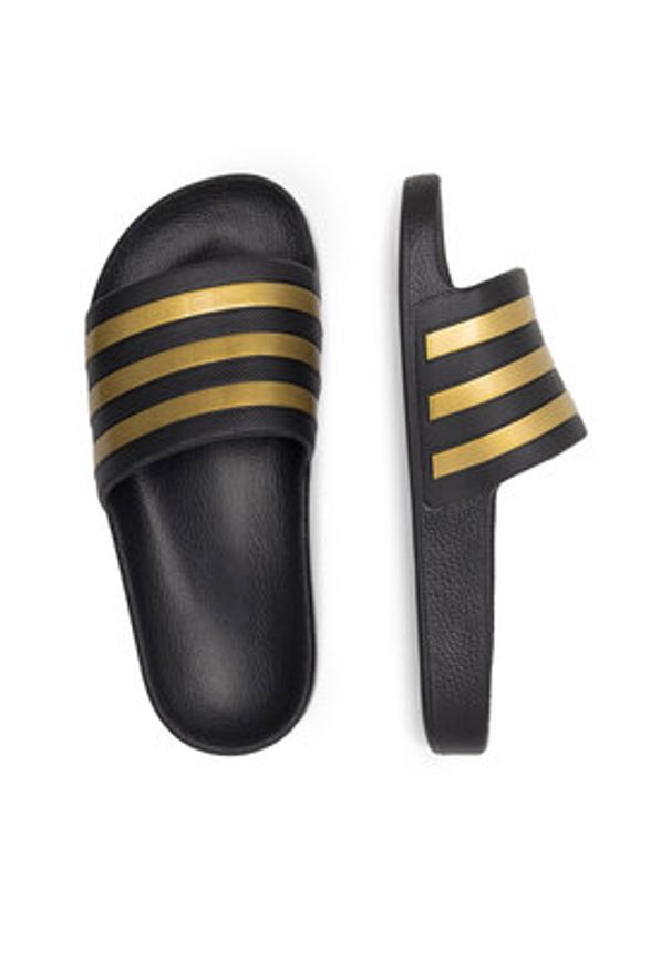 Adidas - adidas Klapki ADILETTE AQUA EG1758 Czarny. Kolor: czarny. Materiał: syntetyk