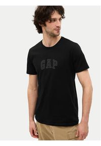 GAP - Gap T-Shirt 570044-02 Czarny Regular Fit. Kolor: czarny. Materiał: bawełna