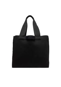 Calvin Klein Torba Ck Ease E/W Tote Knit K50K512892 Czarny. Kolor: czarny. Materiał: materiał #2