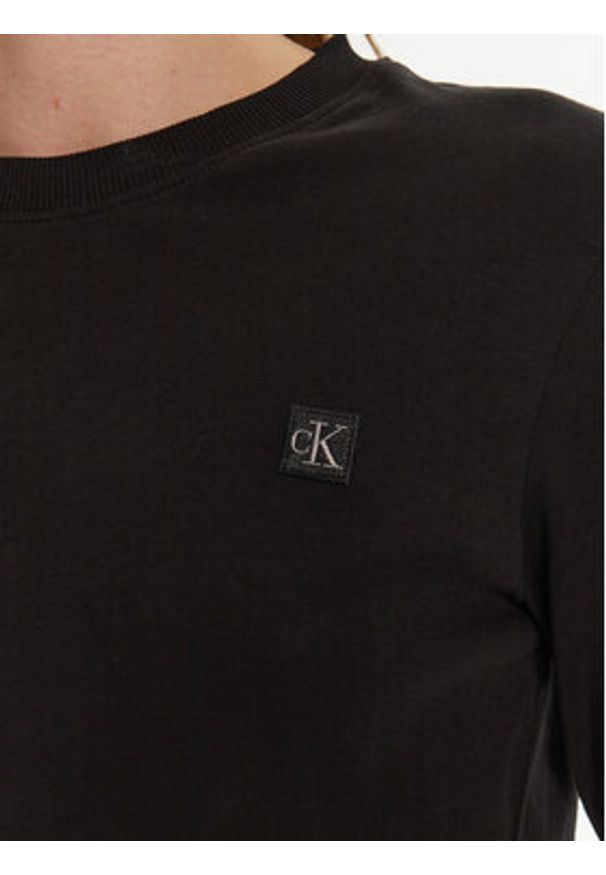 Calvin Klein Jeans Bluzka J20J224549 Czarny Regular Fit. Kolor: czarny. Materiał: bawełna