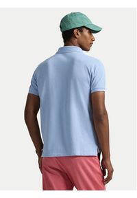 Polo Ralph Lauren Polo 710938137012 Błękitny Slim Fit. Typ kołnierza: polo. Kolor: niebieski. Materiał: bawełna #3