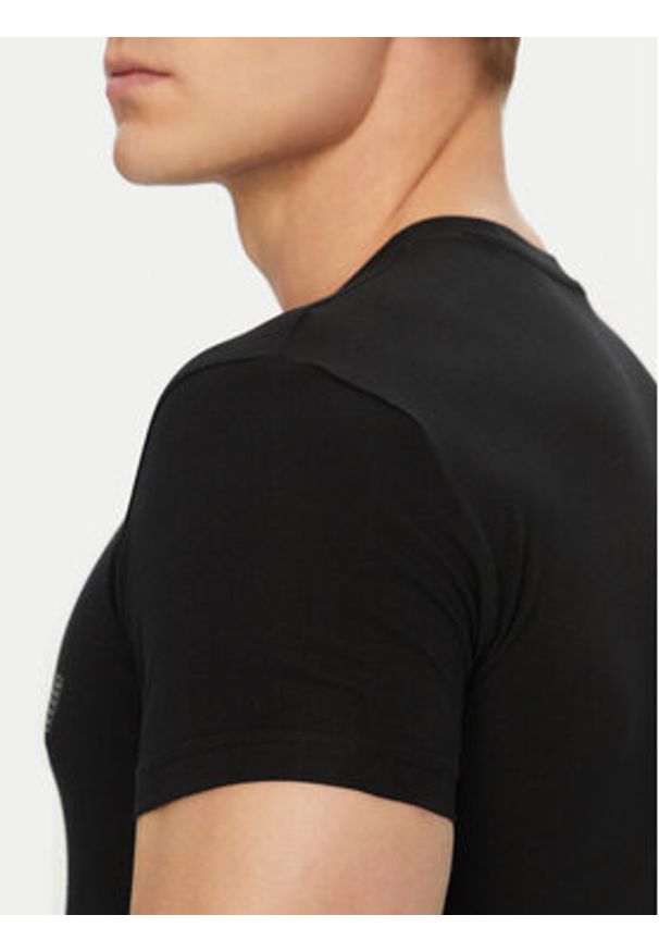 Emporio Armani Underwear T-Shirt EM000375 AF18890 UC001 Czarny Slim Fit. Kolor: czarny. Materiał: bawełna