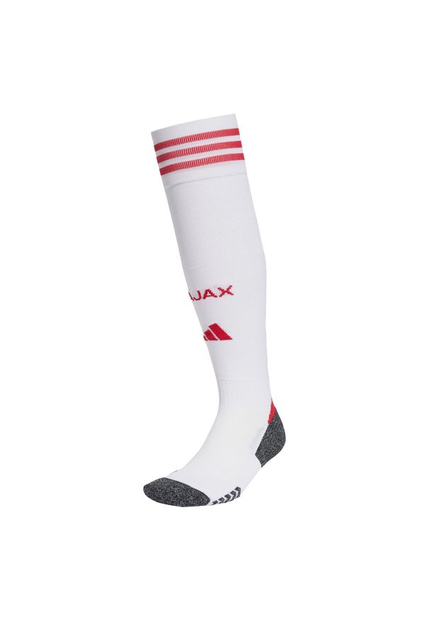Adidas - Getry Ajax Amsterdam 25/26 Home. Kolor: biały. Sport: piłka nożna