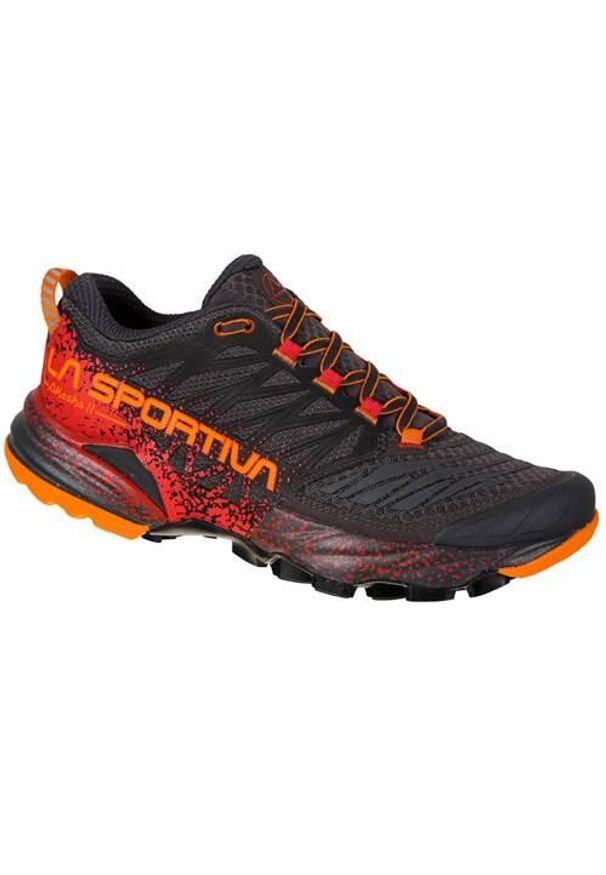 LA SPORTIVA - Buty do biegania damskie La Sportiva La Akasha Ii. Kolor: czarny. Materiał: materiał, syntetyk. Szerokość cholewki: normalna