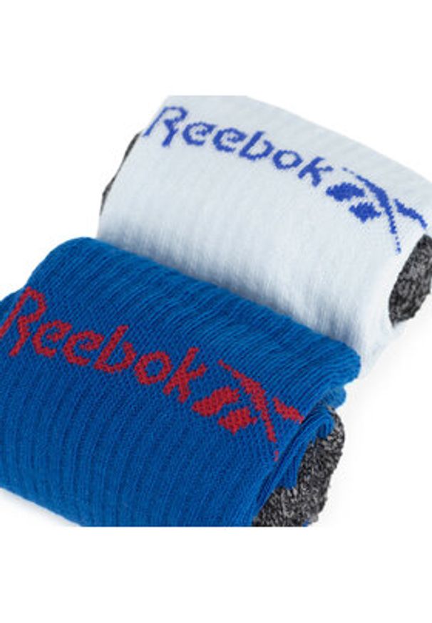 Reebok Zestaw 2 par wysokich skarpet unisex R0418-SS24 (2-pack) Kolorowy. Materiał: syntetyk. Wzór: kolorowy