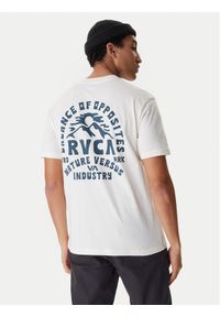 RVCA T-Shirt EVYZT00297 Écru Regular Fit. Kolor: kremowy. Materiał: bawełna #1