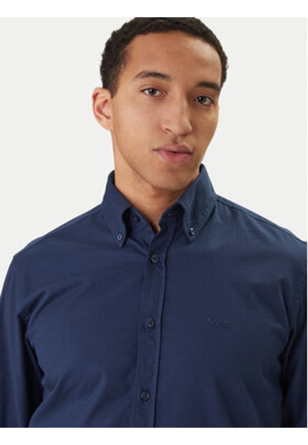 BOSS Koszula Rickert 50553001 Granatowy Regular Fit. Kolor: niebieski. Materiał: bawełna