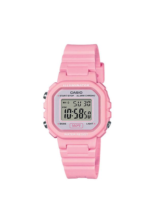 Casio Zegarek Sport LA-20WH-4A1EF Różowy. Kolor: różowy. Styl: sportowy