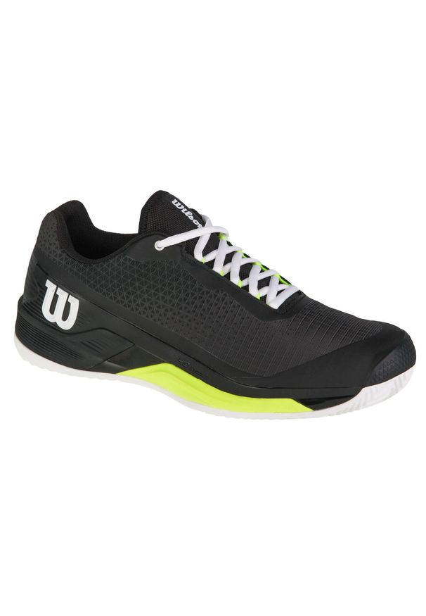 Wilson - Buty do tenisa męskie, Rush Pro 4.0 Clay. Kolor: biały, wielokolorowy, czarny. Sport: tenis